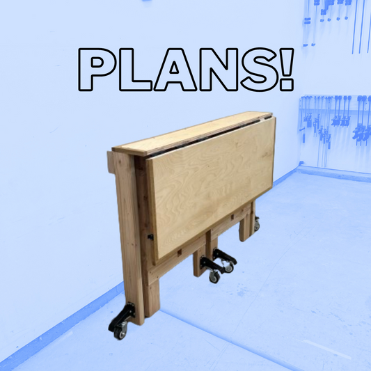 Lightweight Folding Workbench Plans - Imperial AND Metric