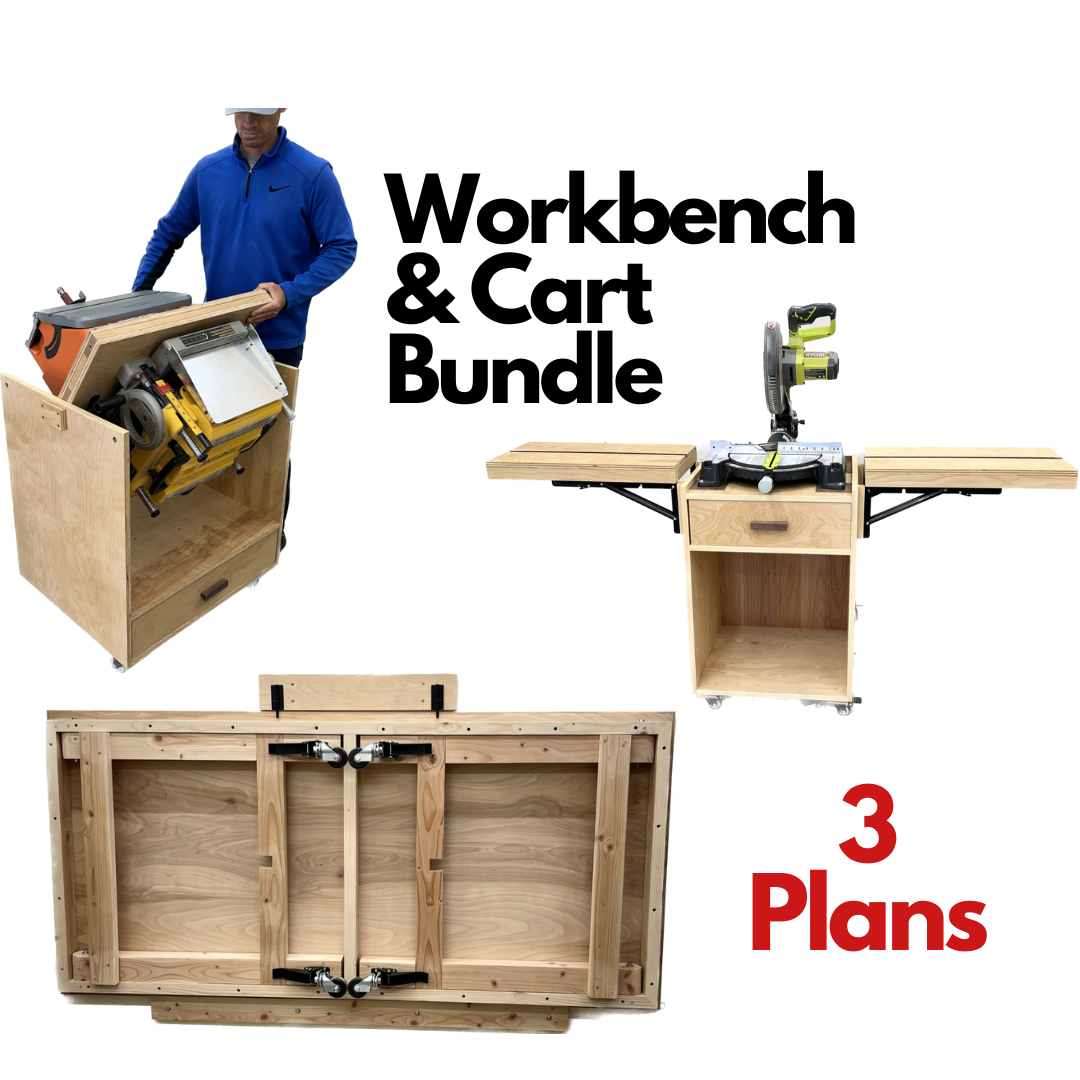 Folding Work Table Woodworking Plan