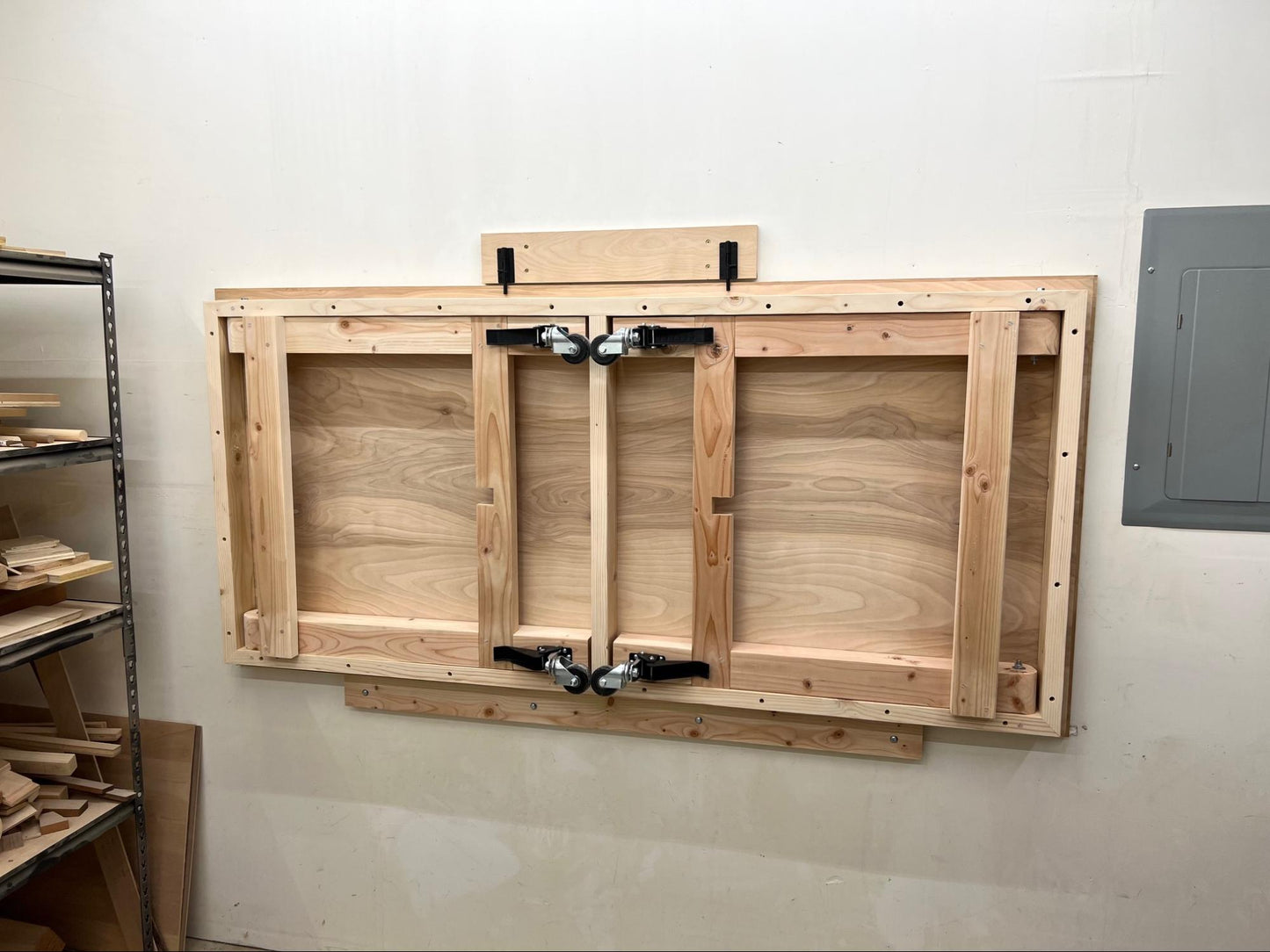 Wall-Mounted Folding Workbench Plans - Written AND Video