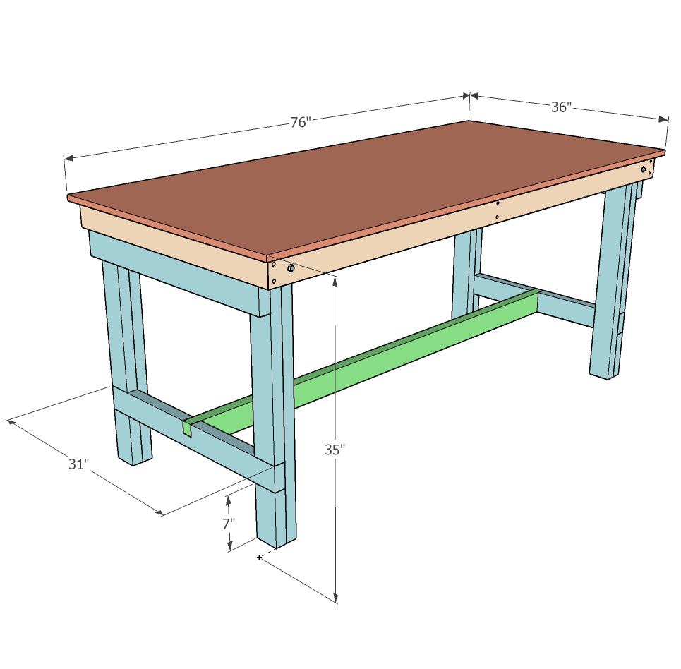 Wall-Mounted Folding Workbench Plans - Written AND Video