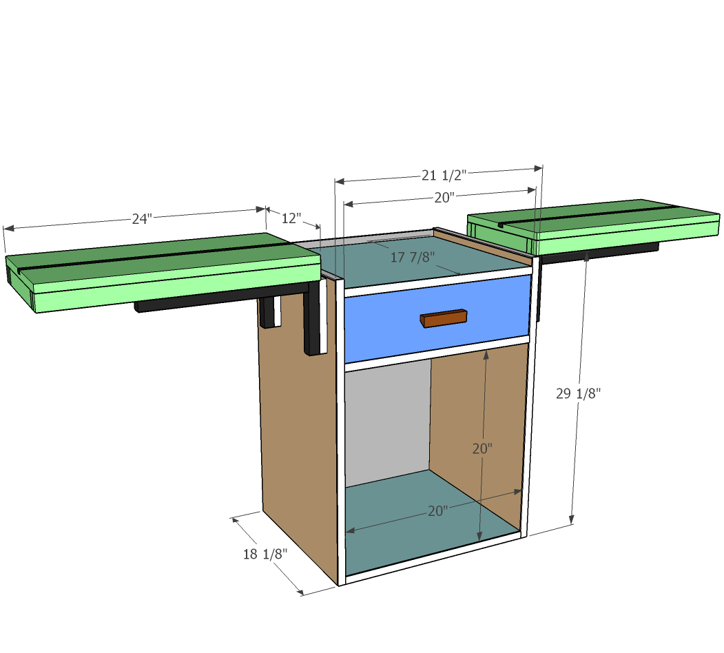 Compact Miter Saw Station Plans - Written AND Video