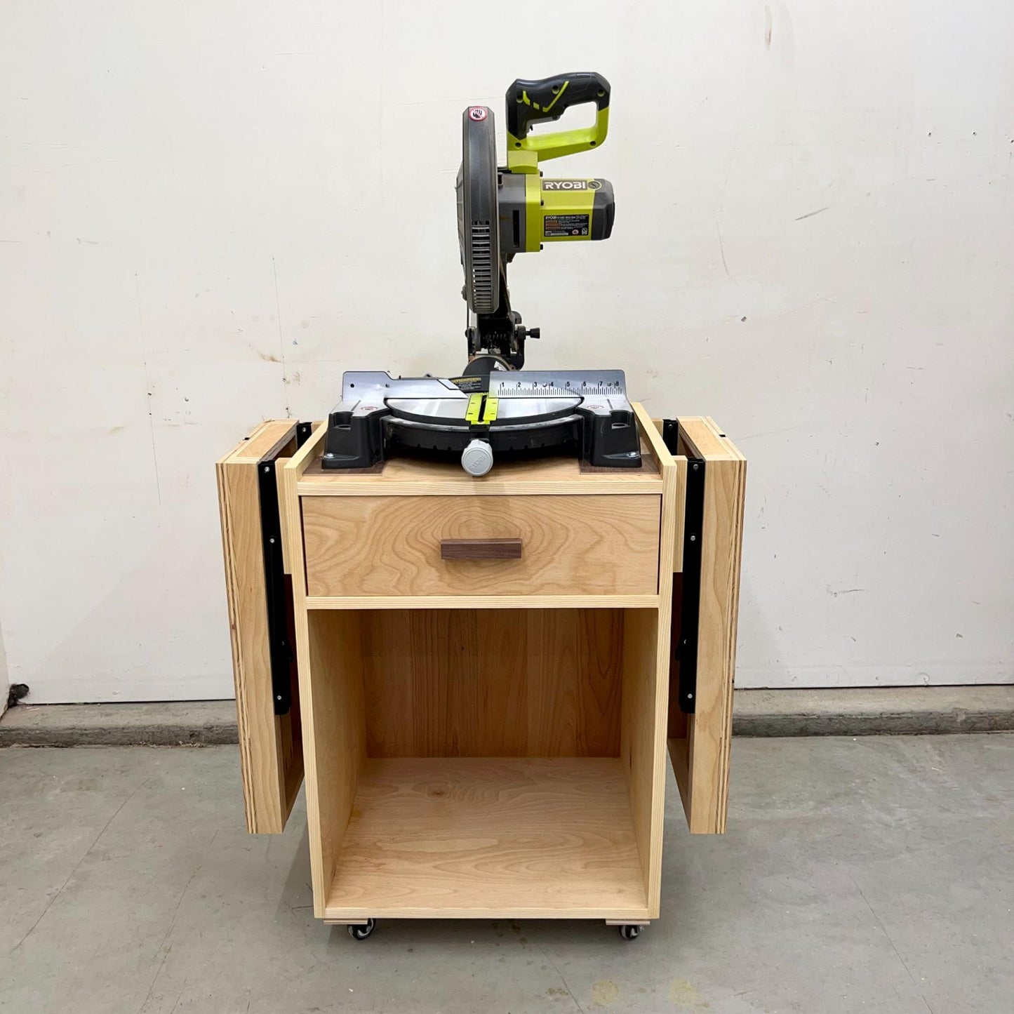 Compact Miter Saw Station Plans - Written AND Video