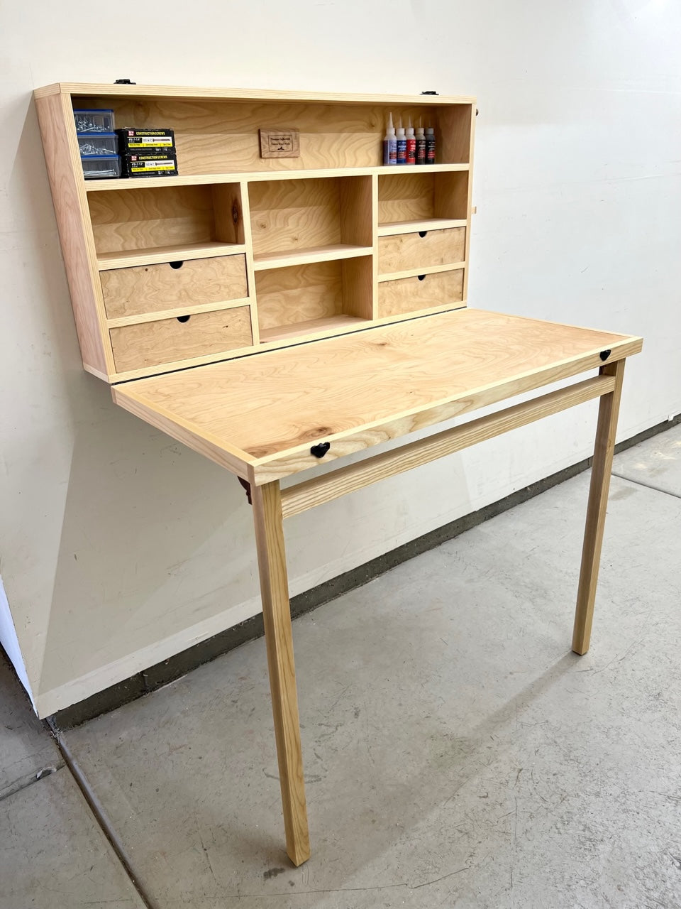 Foldable Workstation Plans - Written AND Video