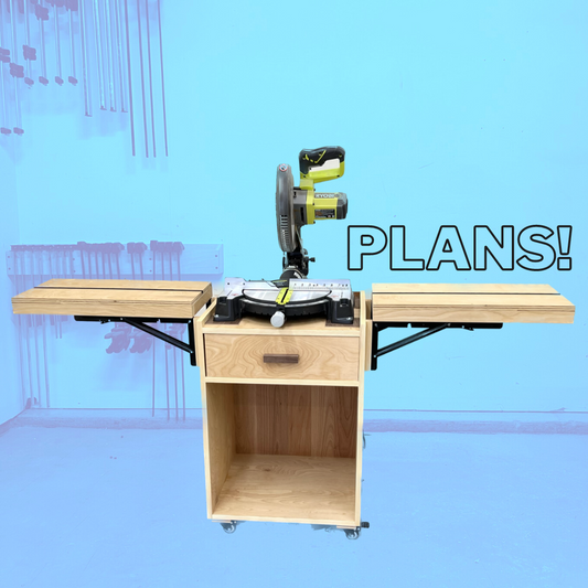 Compact Miter Saw Station Plans - Imperial AND Metric