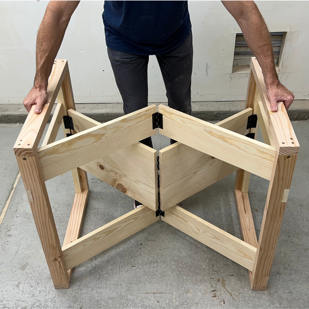 Portable Accordion Workbench Plans - Written AND Video