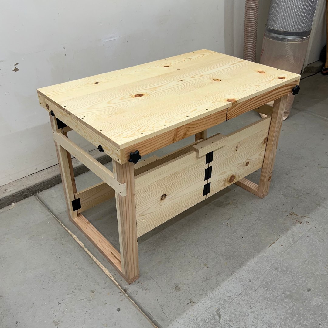 Portable Accordion Workbench Plans - Written AND Video