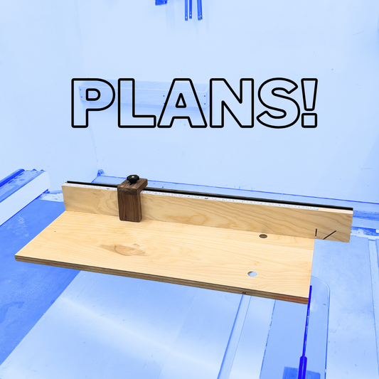 Compact Crosscut Sled Plans - Written AND Video