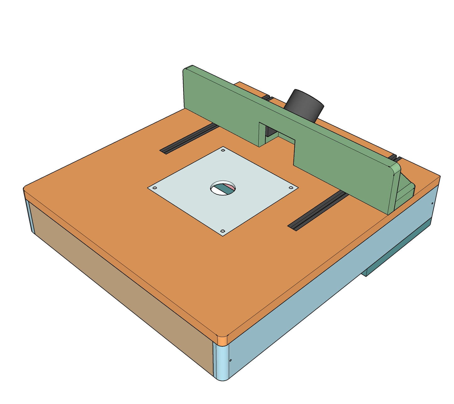 Portable Router Table Plans - Imperial AND Metric
