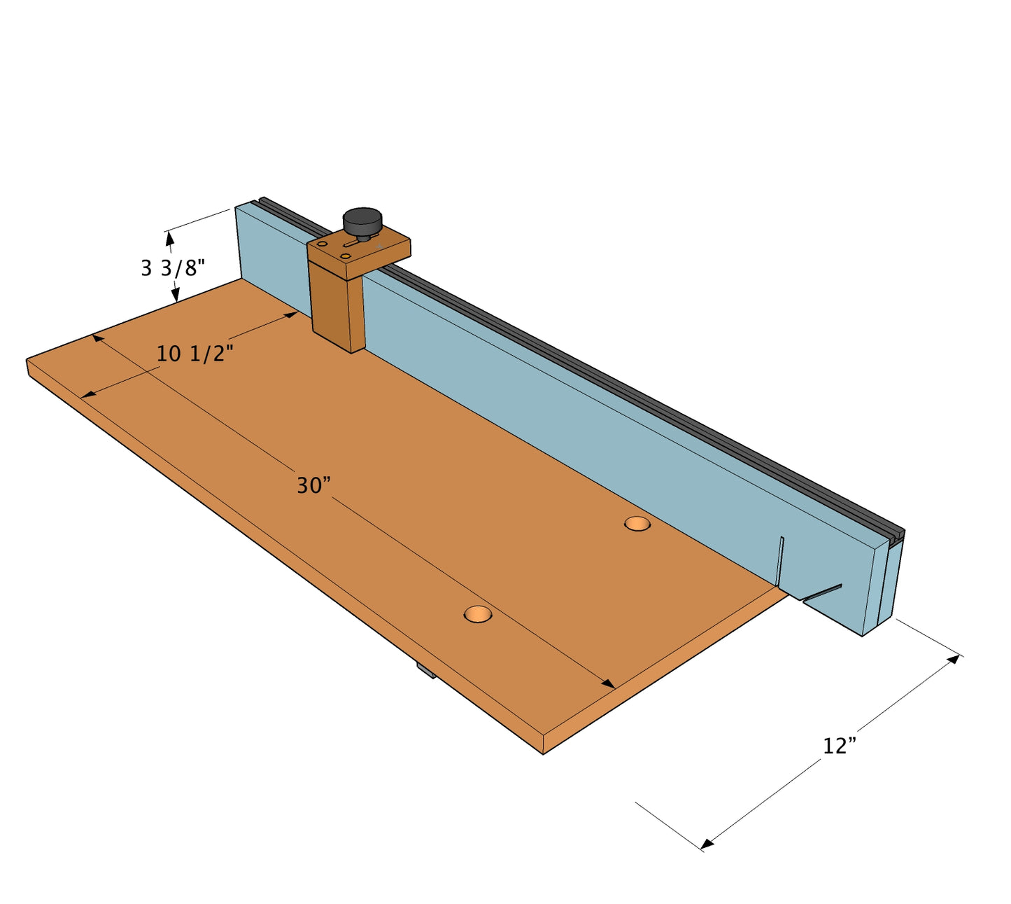 Compact Crosscut Sled Plans - Written AND Video