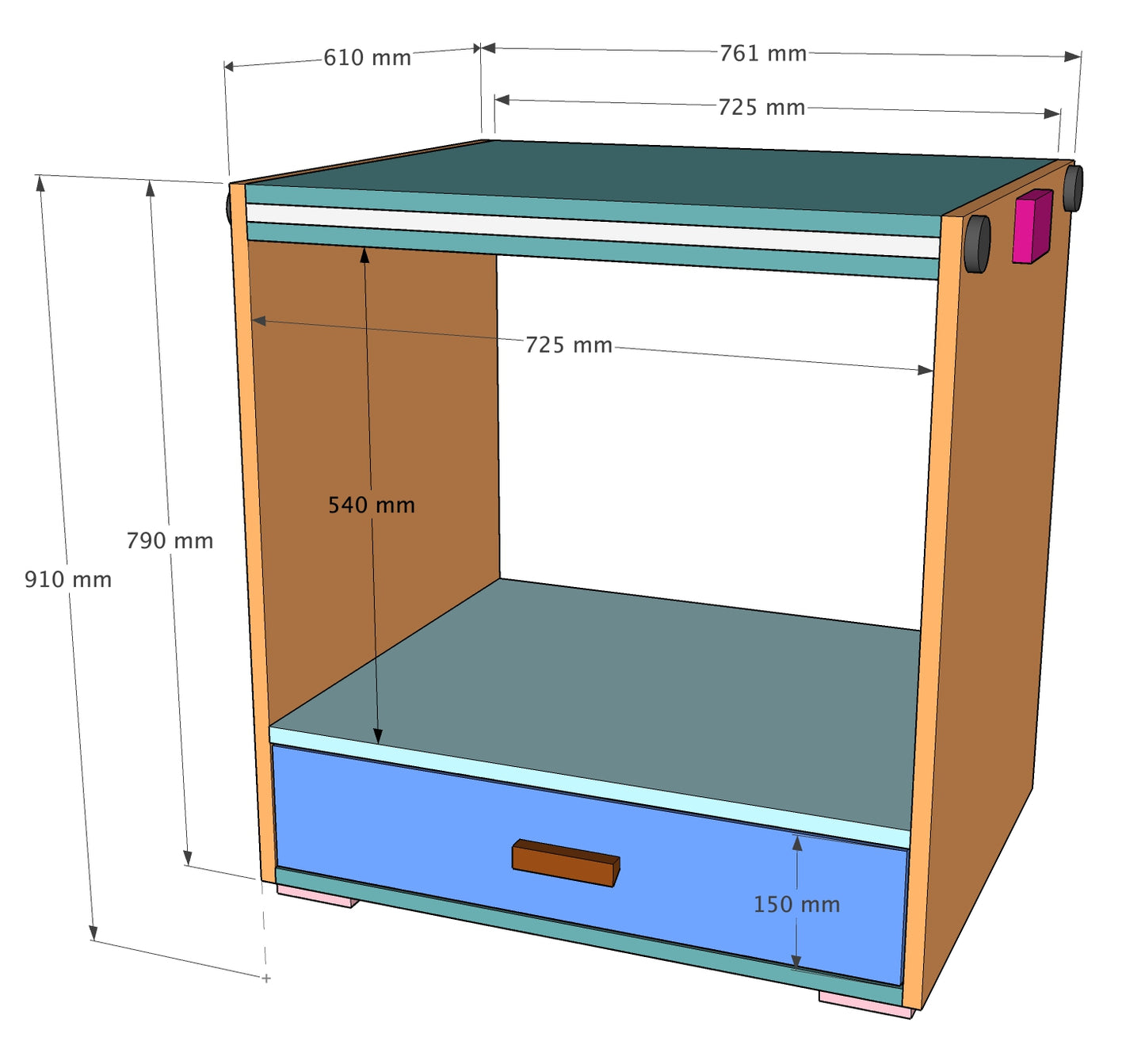 Folding Workbench & Cart Plan Bundle - Imperial AND Metric