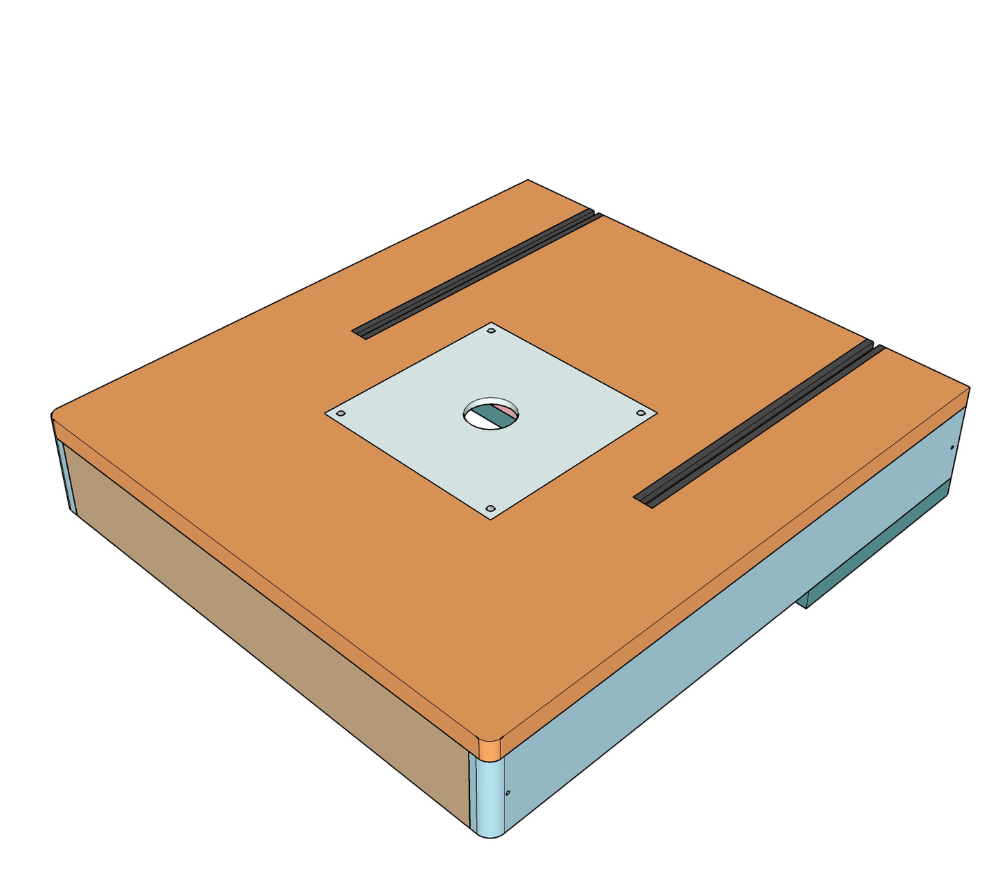 Portable Router Table Plans - Imperial AND Metric