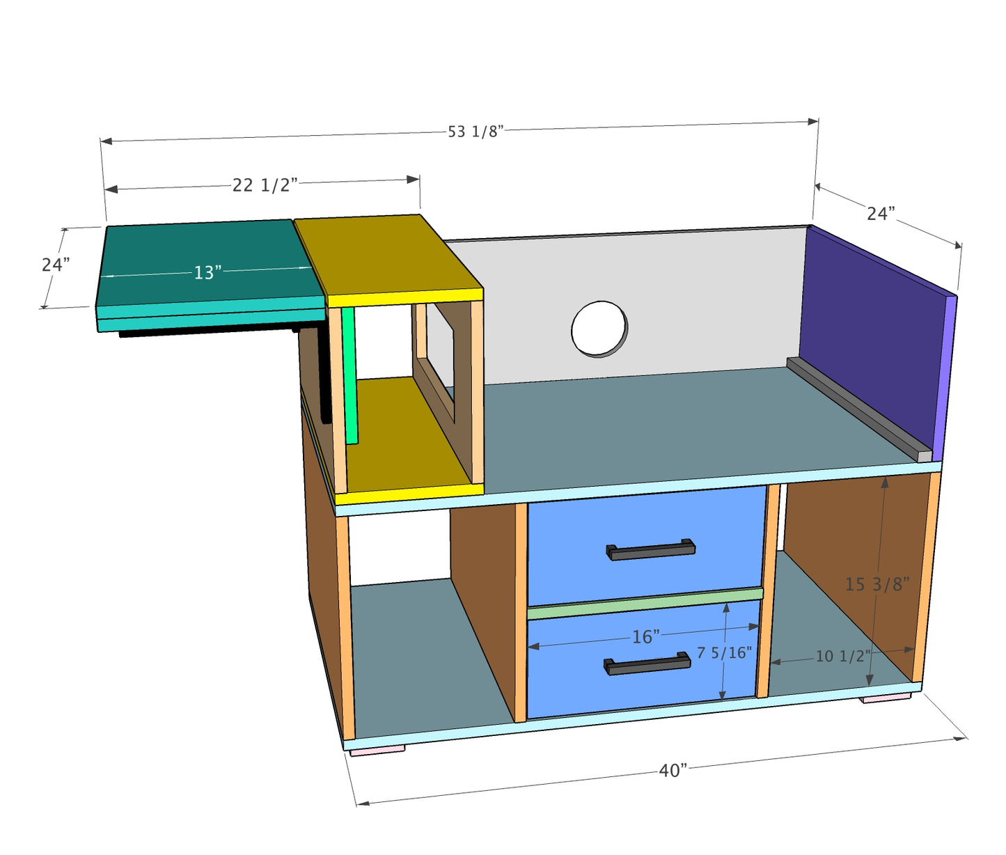 Mobile Table Saw Cart Plans - Written AND Video