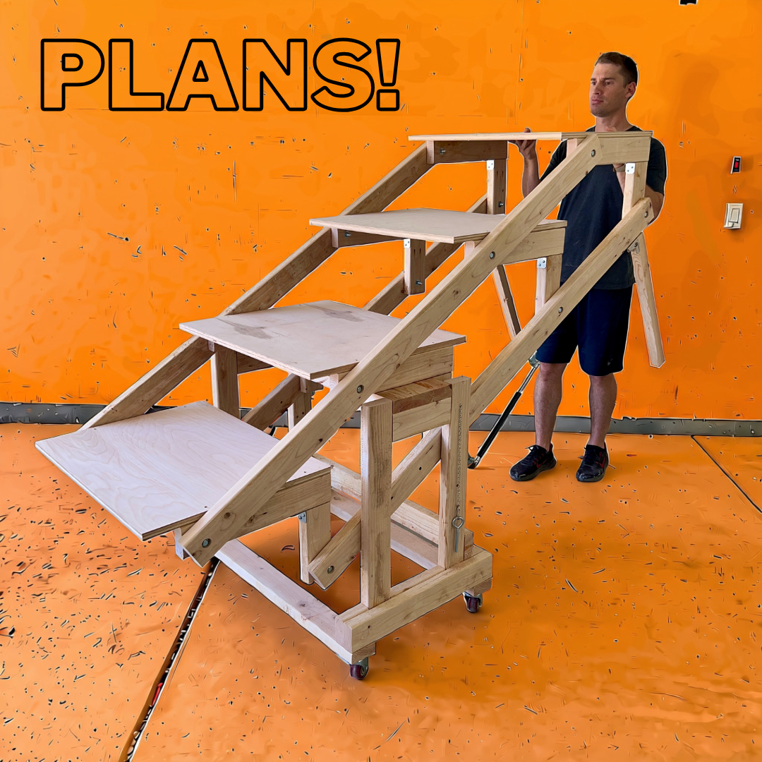 Foldable Shelving Unit Plans - Imperial AND Metric