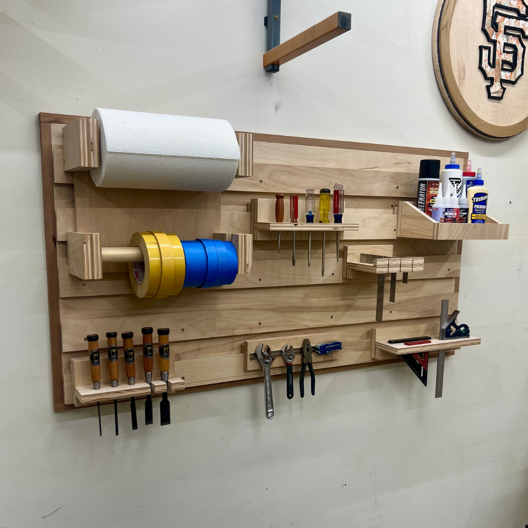 French Cleat Wall + 7 Holders Plans - Imperial AND Metric