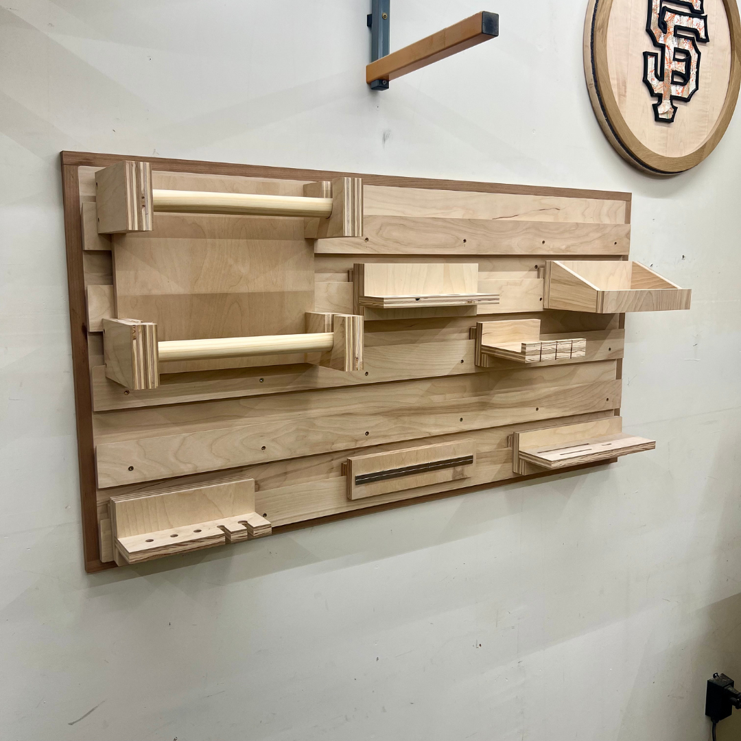 French Cleat Wall + 7 Holders Plans - Imperial AND Metric