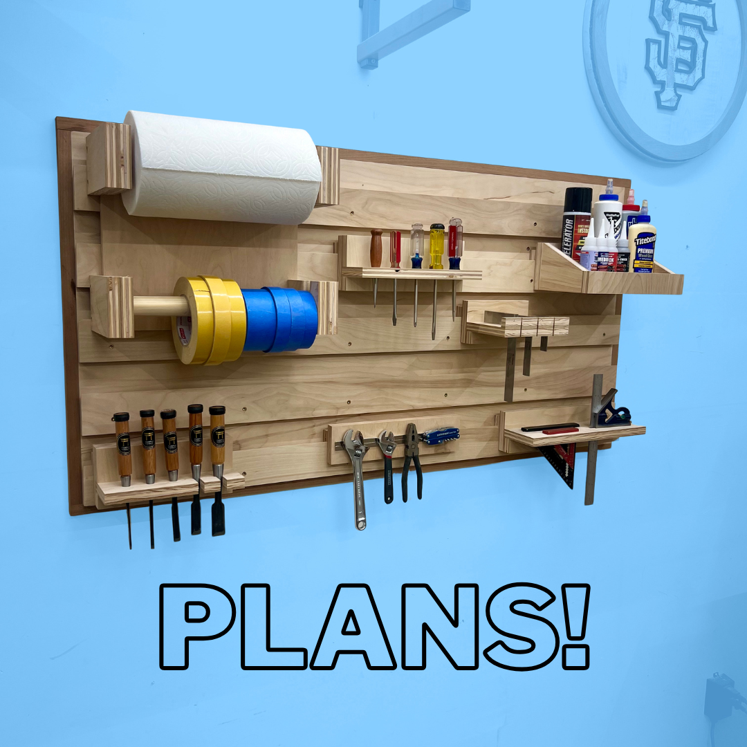 French Cleat Wall + 7 Holders Plans - Imperial AND Metric