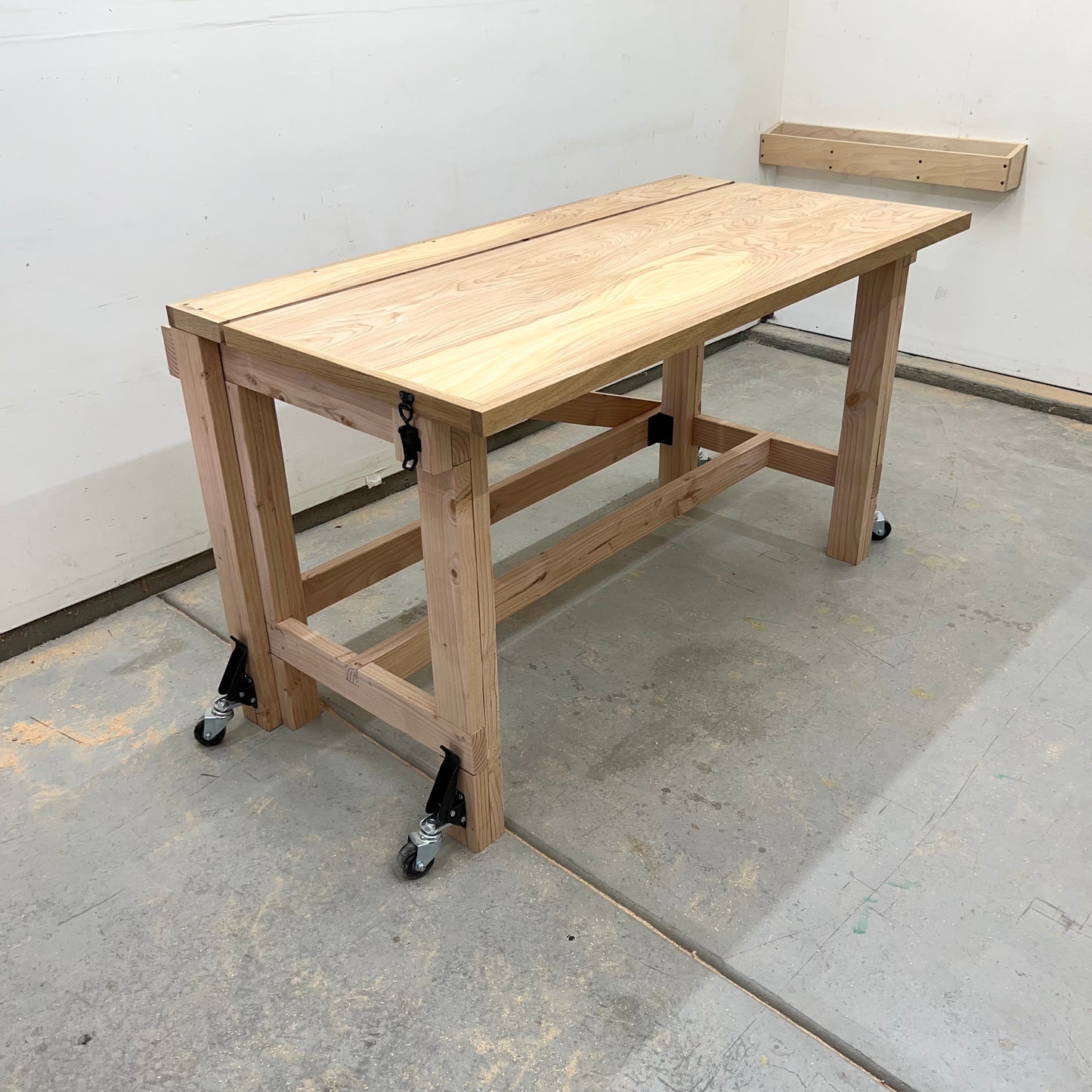 Middleweight Folding Workbench Plans - Written AND Video Plans