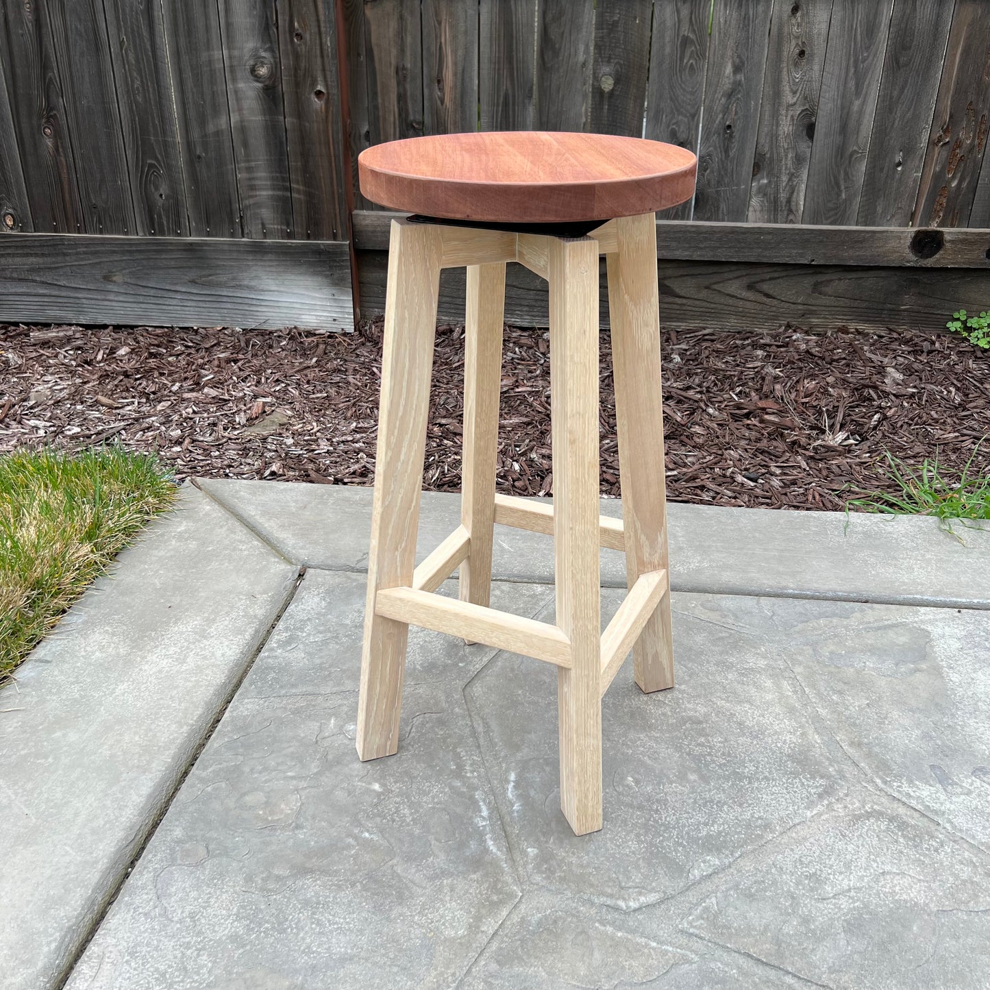 Wooden Swivel Stool Plans - Written AND Video