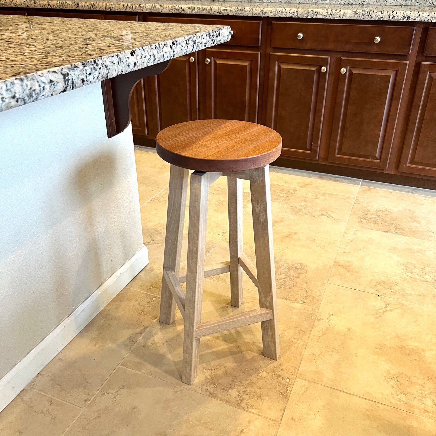 Wooden Swivel Stool Plans - Written AND Video