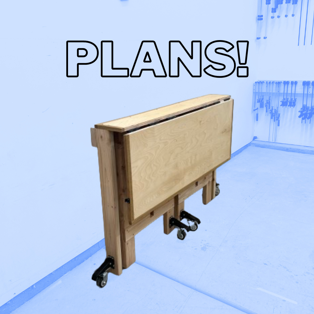 Lightweight Folding Workbench Plans - Written & Video