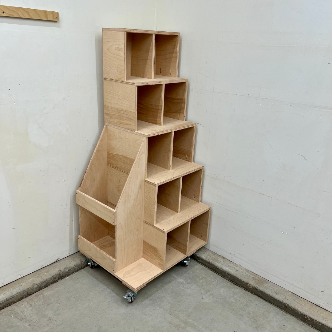 Mobile Lumber Cart Plans - Imperial AND Metric