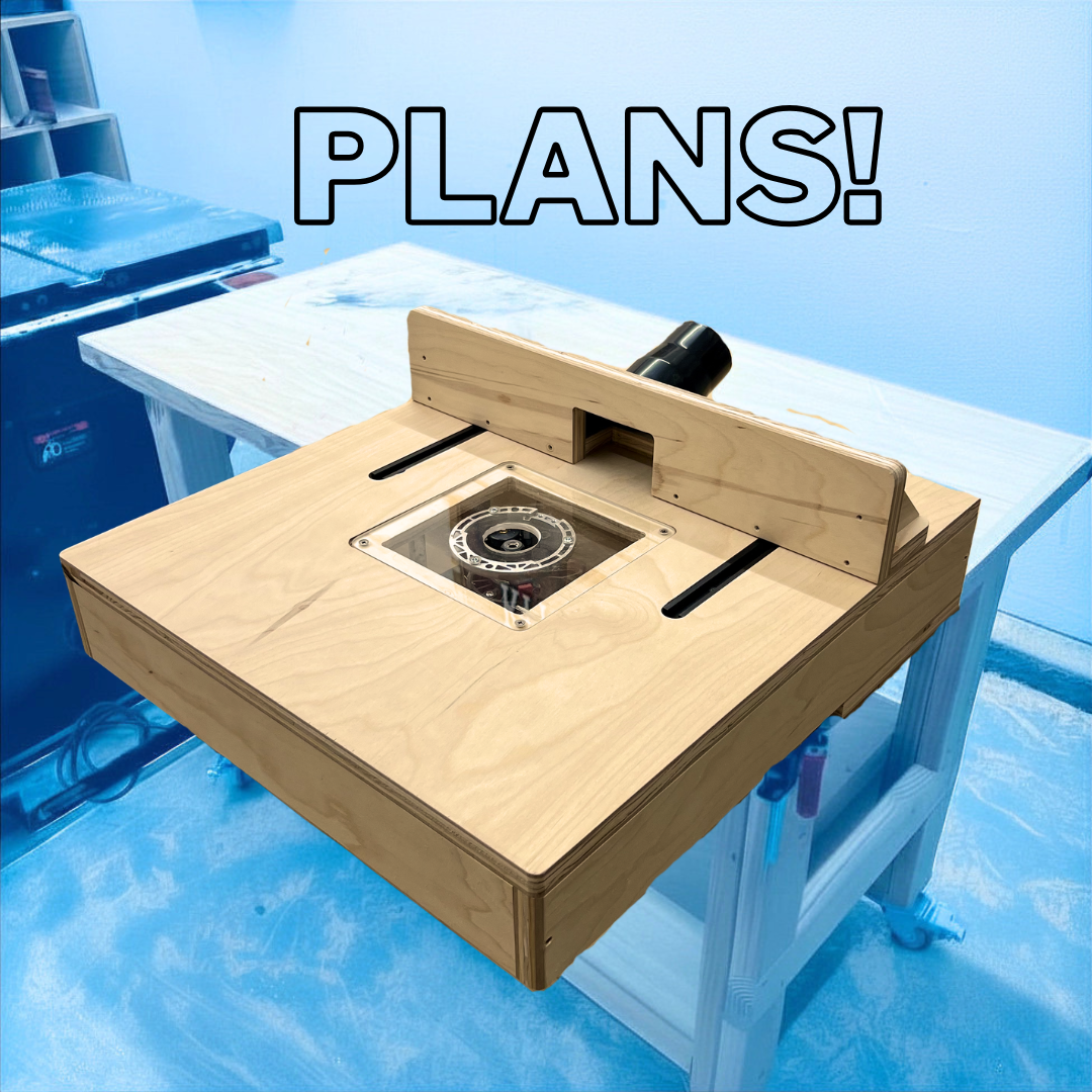 Portable Router Table Plans - Imperial AND Metric