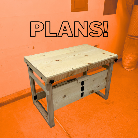 Portable Accordion Workbench Plans - Written AND Video