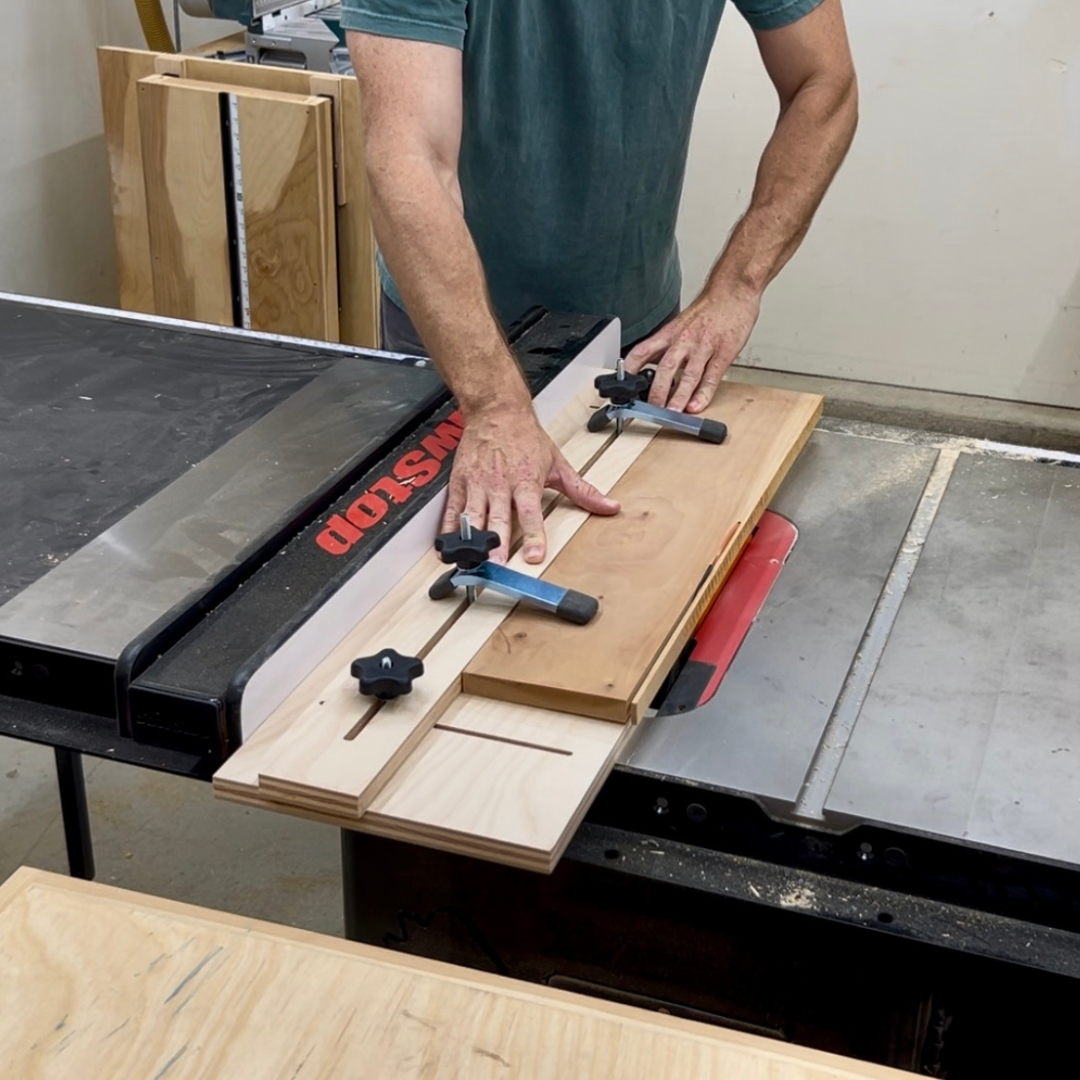 Tapering/Jointing Jig Plans - Written AND Video
