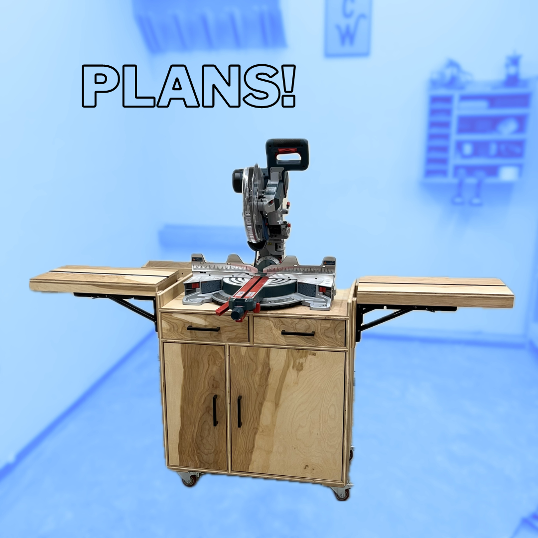 King Size Miter Saw Station Plans - Written AND Video