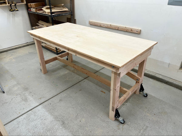 Wall-Mounted Folding Workbench Plans - Written AND Video – Thomas ...