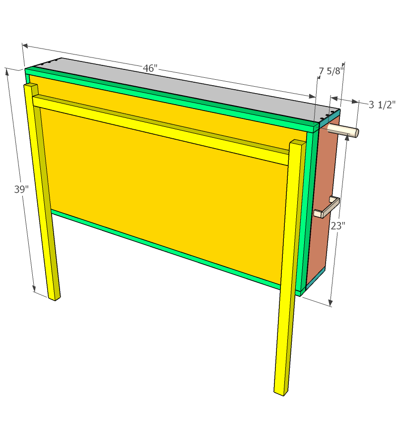 Foldable Work Station Plans