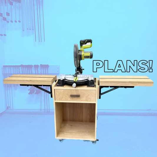 Miter Saw Station Plans - Written AND Video